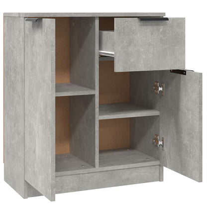 Sideboards 2 pcs 60x30x70 cm Engineered Wood Concrete grey