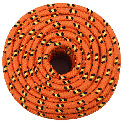 Boat Rope Polypropylene Length 100 m Orange 14 mm