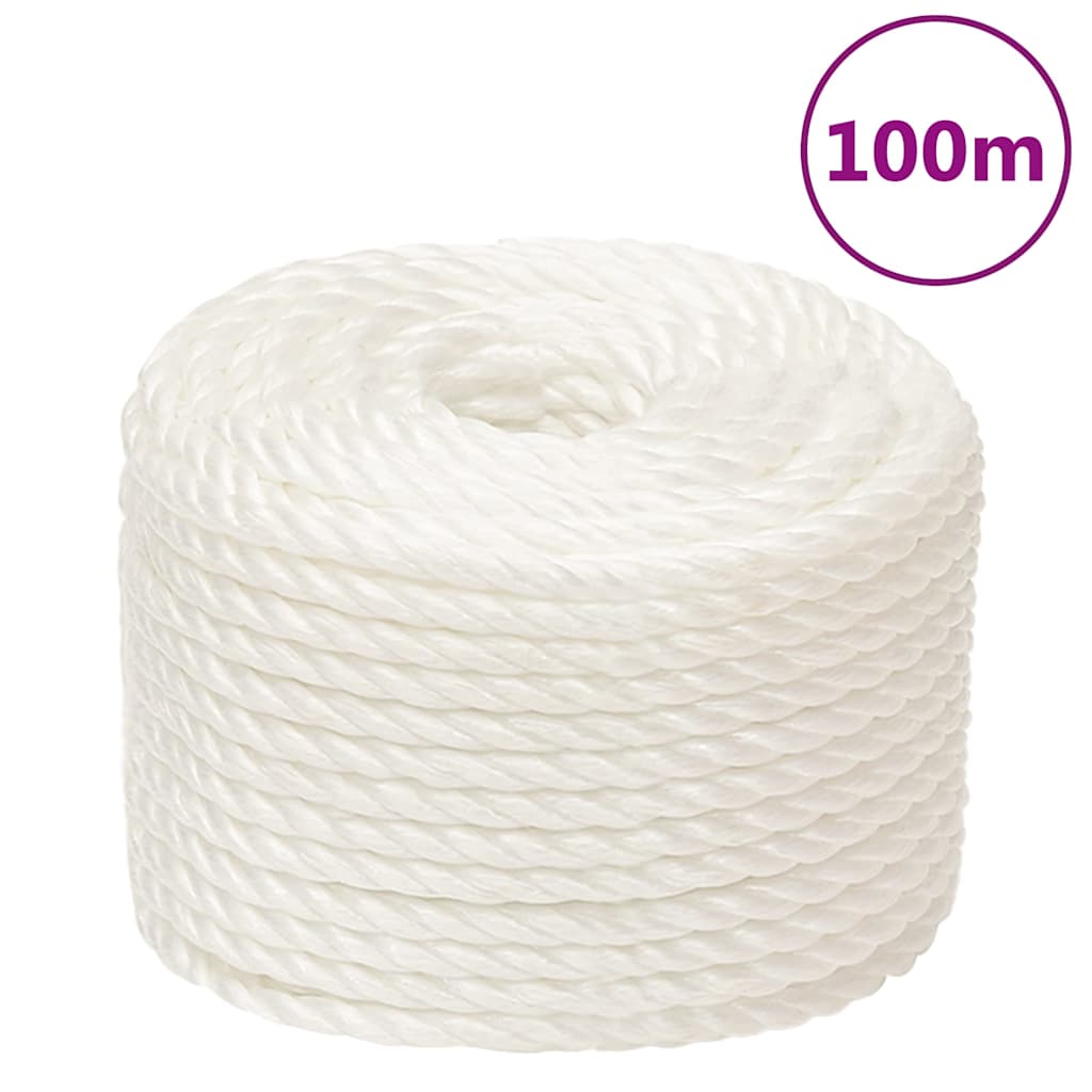 Work Rope Polypropylene White Length 100 m 20 mm