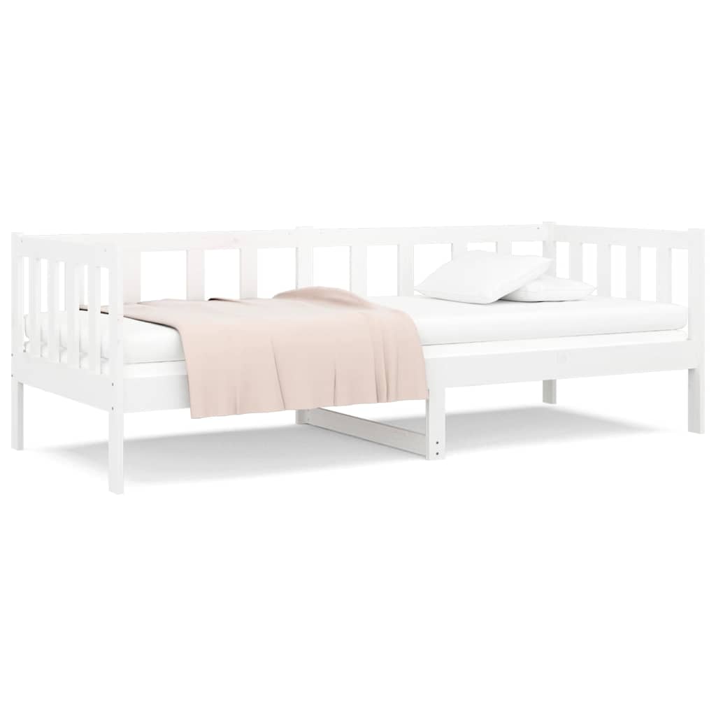 Day Bed without Mattress Solid Wood Pine White 80 cm 200 cm