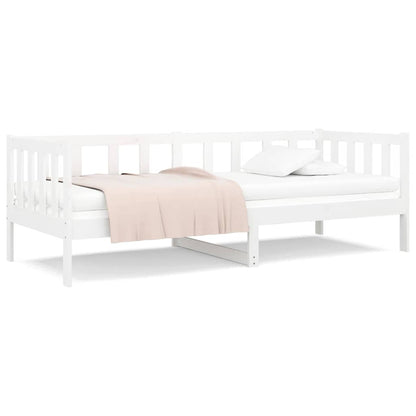 Day Bed without Mattress Solid Wood Pine White 80 cm 200 cm