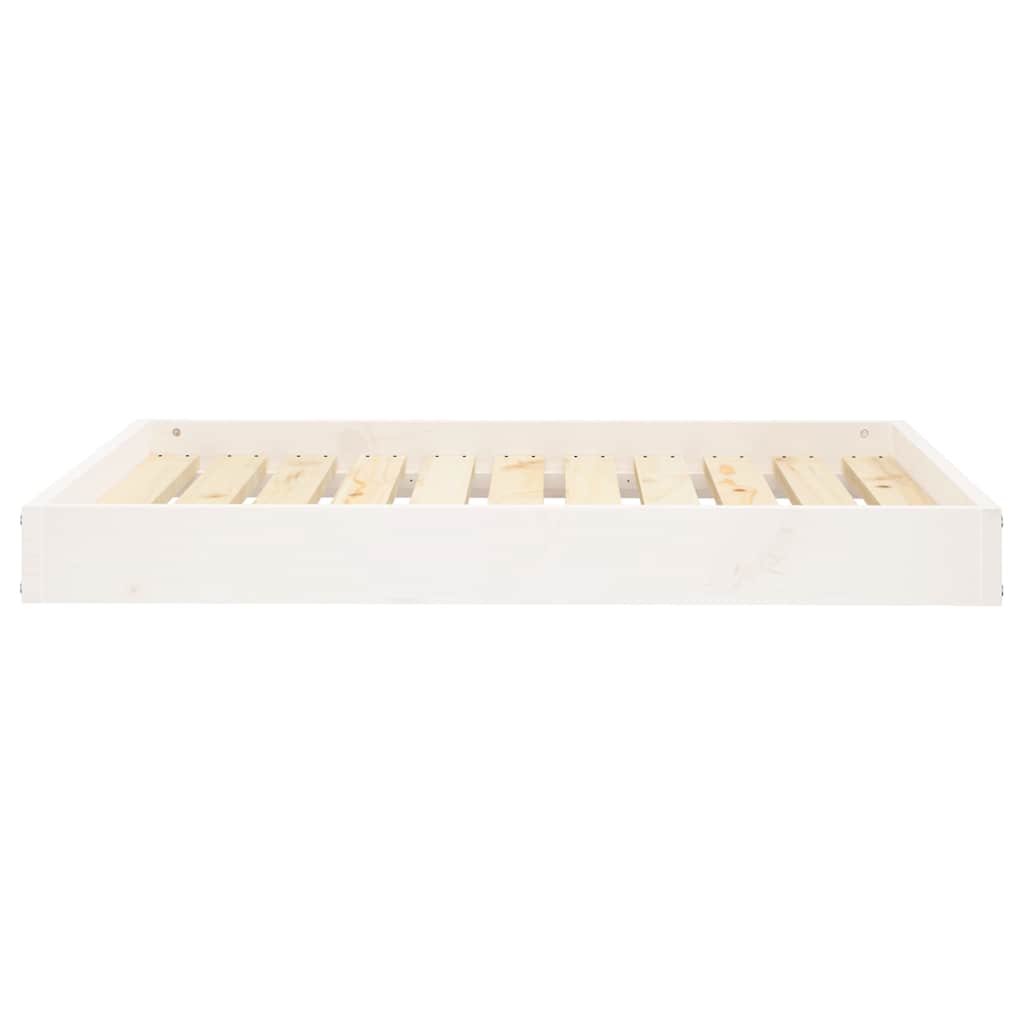 Dog Bed 51,5x44x9 cm Solid Wood Pine White