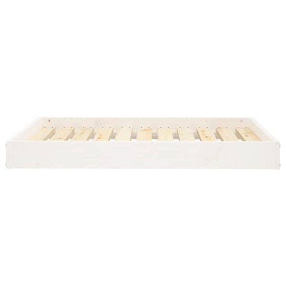Dog Bed 51,5x44x9 cm Solid Wood Pine White