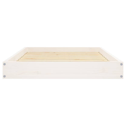 Dog Bed 51,5x44x9 cm Solid Wood Pine White