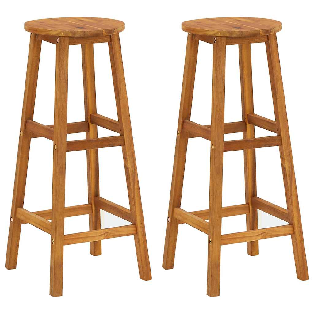 vidaXL 3 Piece Garden Bar Set Solid Wood Acacia 6