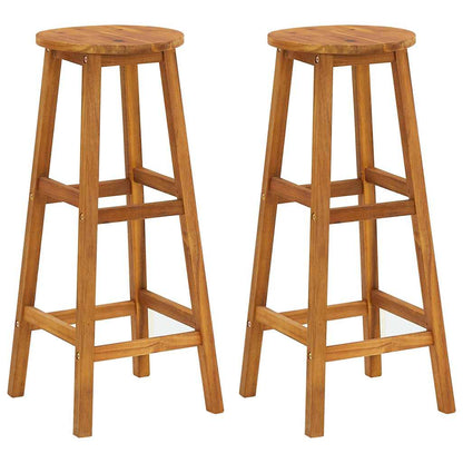 vidaXL 3 Piece Garden Bar Set Solid Wood Acacia 6