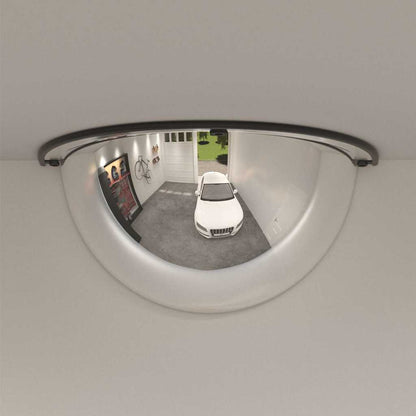 Domed Traffic Mirrors 2 pcs Acrylic Ø 30 cm Half