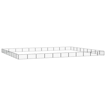 vidaXL Dog Playpen | Black | Powder-coated Steel | Large | Expandable 1