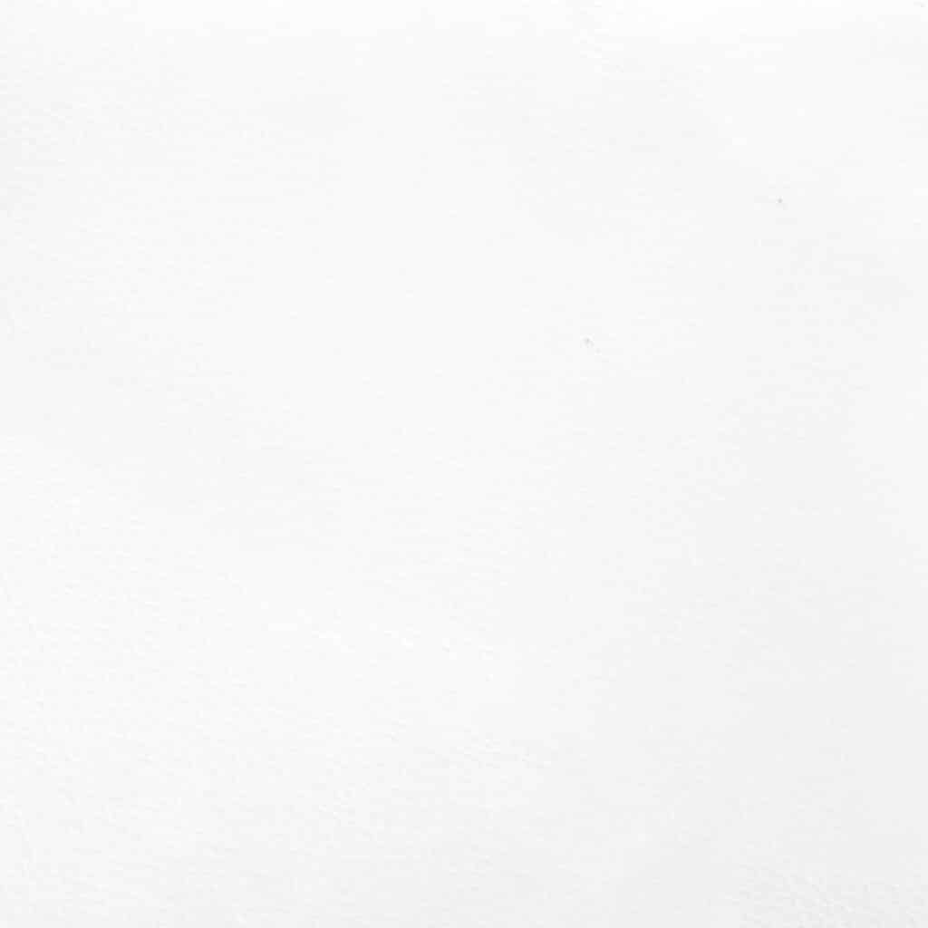 Pocket Spring Bed Mattress 100x190x20cm Faux Leather White Double Size