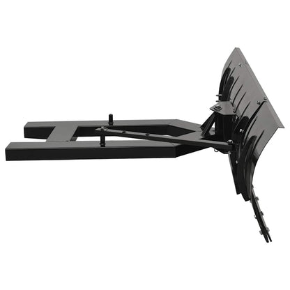 vidaXL Snow Plough for Forklift 200x48 cm Black 5