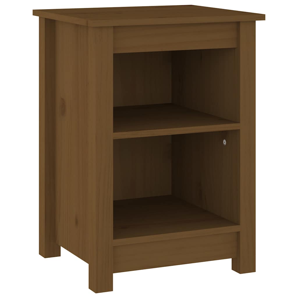Bedside Cabinets 40x35x55 cm Solid Wood Pine Honey brown