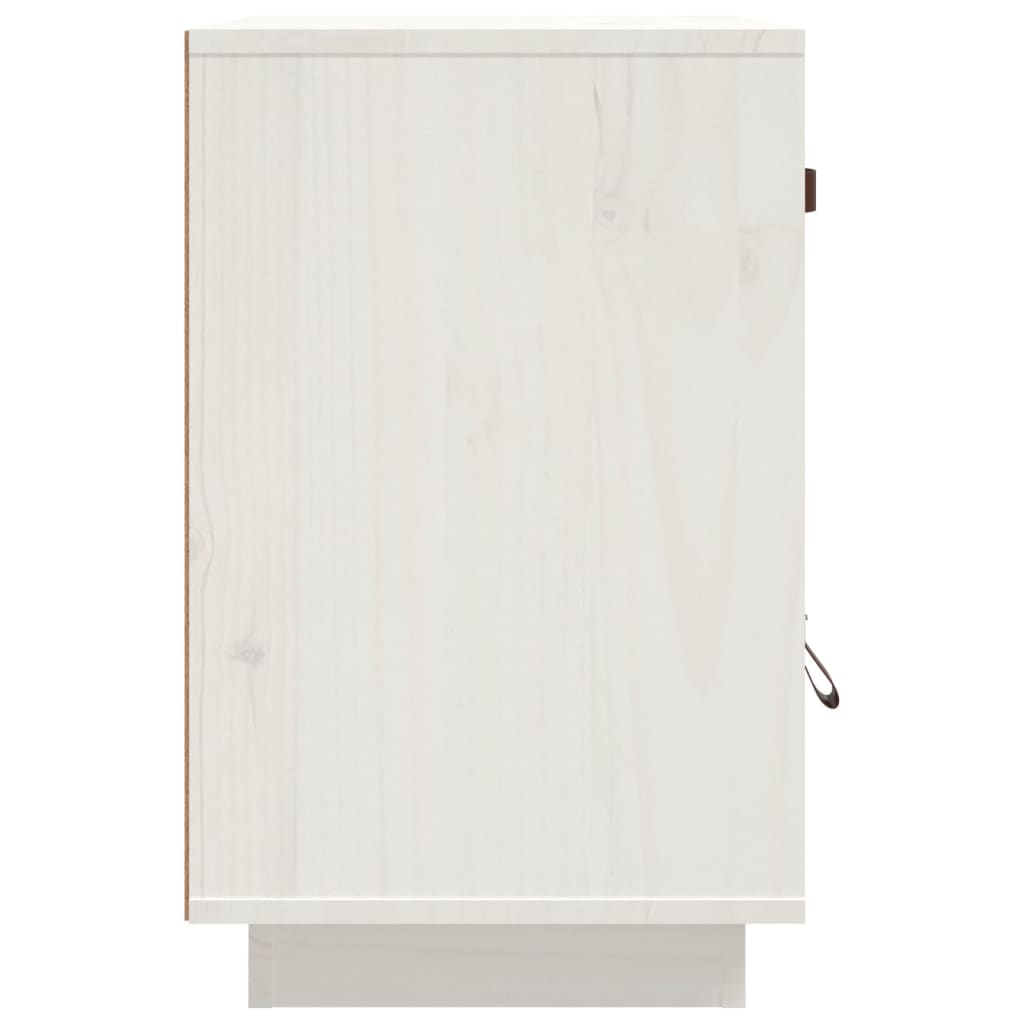 vidaXL Bedside Cabinets 2 pcs White 40x34x55 cm Solid Wood Pine