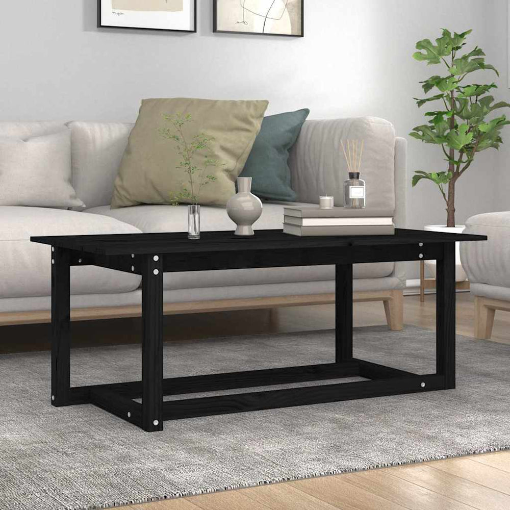 vidaXL Coffee Table Solid Wood Pine