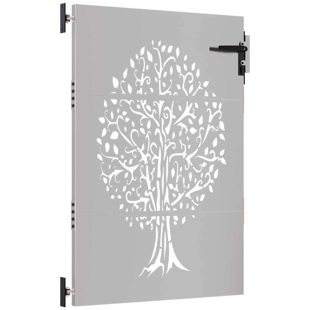 Garden Gate Corten Steel Tree Design 85 x 150 cm