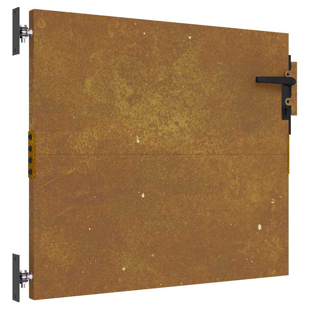 Garden Gate Corten Steel 85 x 75 cm