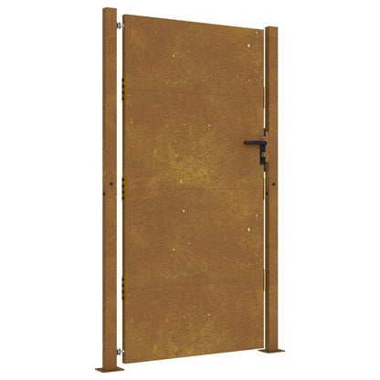 Garden Gate Corten Steel 100 x 175 cm