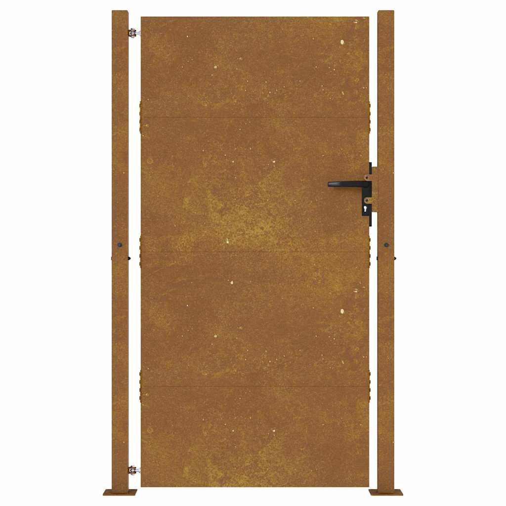 Garden Gate Corten Steel 100 x 175 cm