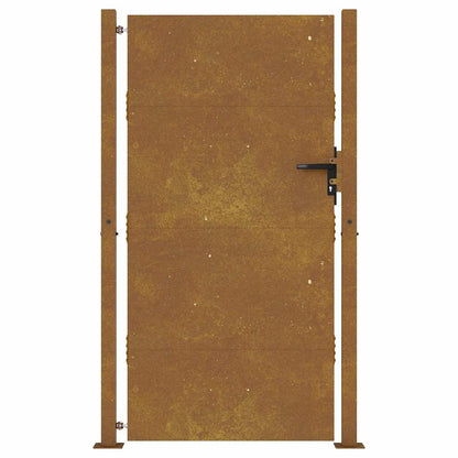 Garden Gate Corten Steel 100 x 175 cm
