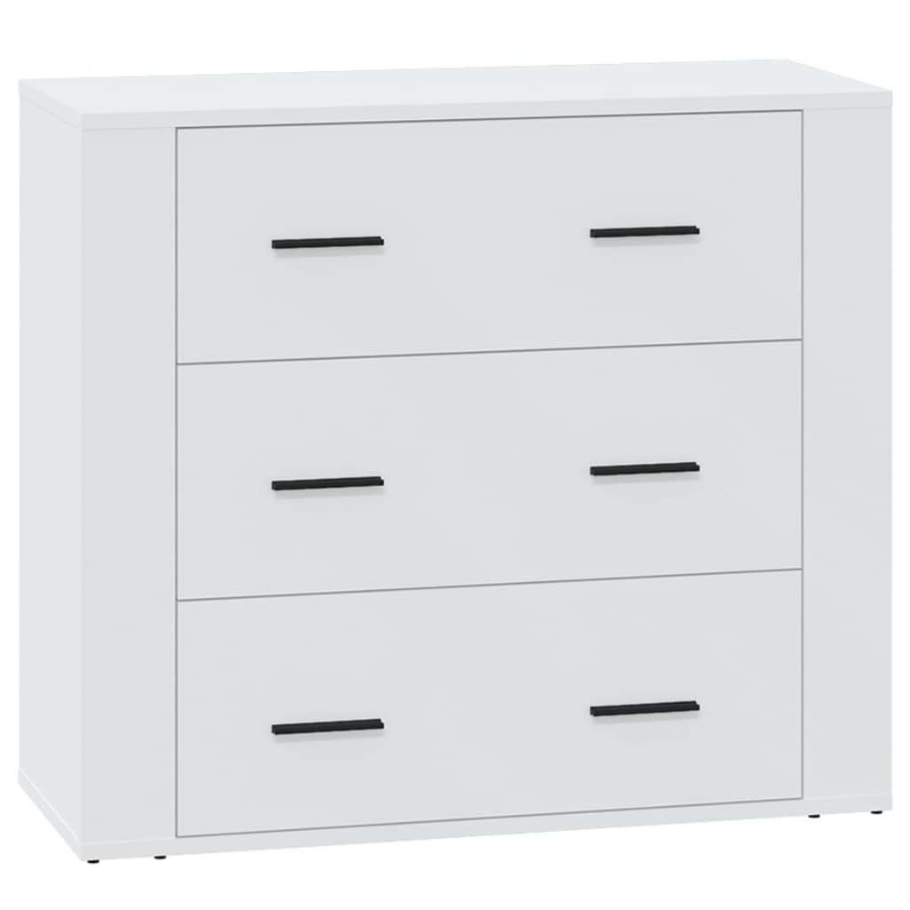 Sideboard 80x33x70 cm Engineered Wood White