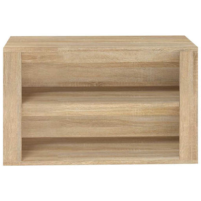 Shoe Rack 75x35x45 cm Engineered Wood Sonoma oak