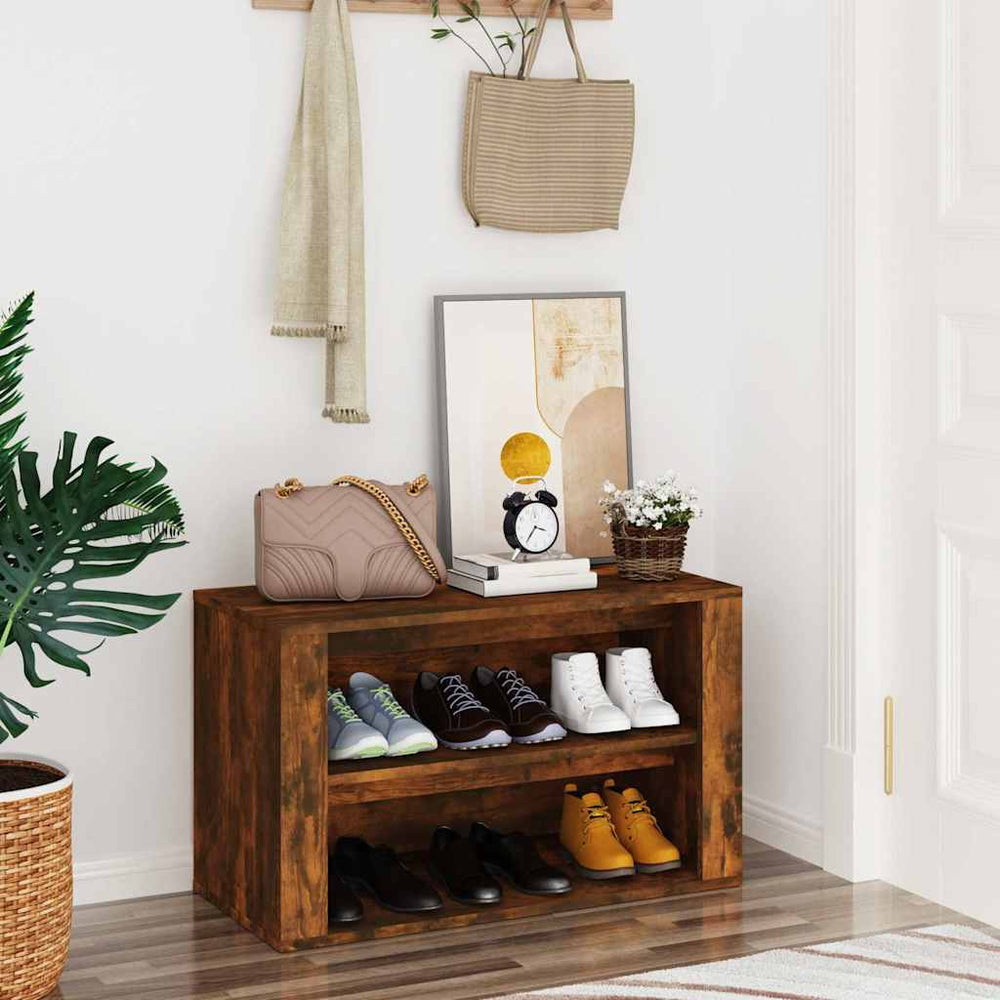 vidaXL Shoe Rack 75x35x45 cm Engineered Wood
