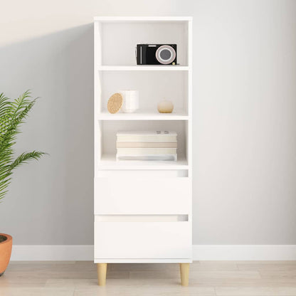 Highboard 40x36x110 cm Engineered Wood White