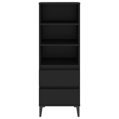 vidaXL Highboard Black 40x36x110 cm Engineered Wood