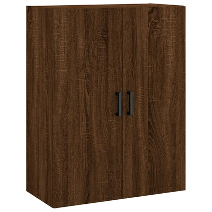 vidaXL Wall Mounted Cabinets 2 pcs Brown Oak 69.5x34x90 cm