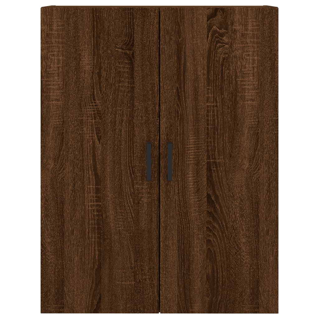 vidaXL Wall Mounted Cabinets 2 pcs Brown Oak 69.5x34x90 cm