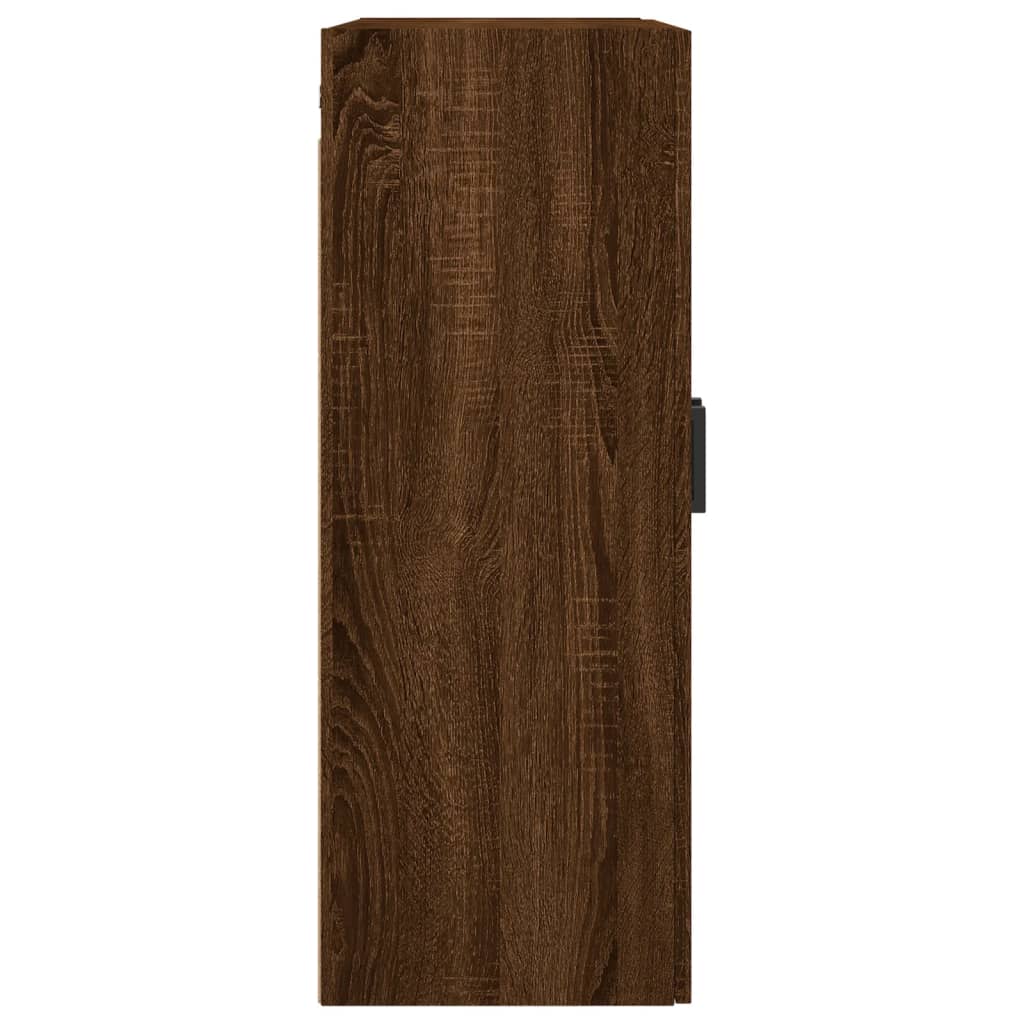 vidaXL Wall Mounted Cabinets 2 pcs Brown Oak 69.5x34x90 cm