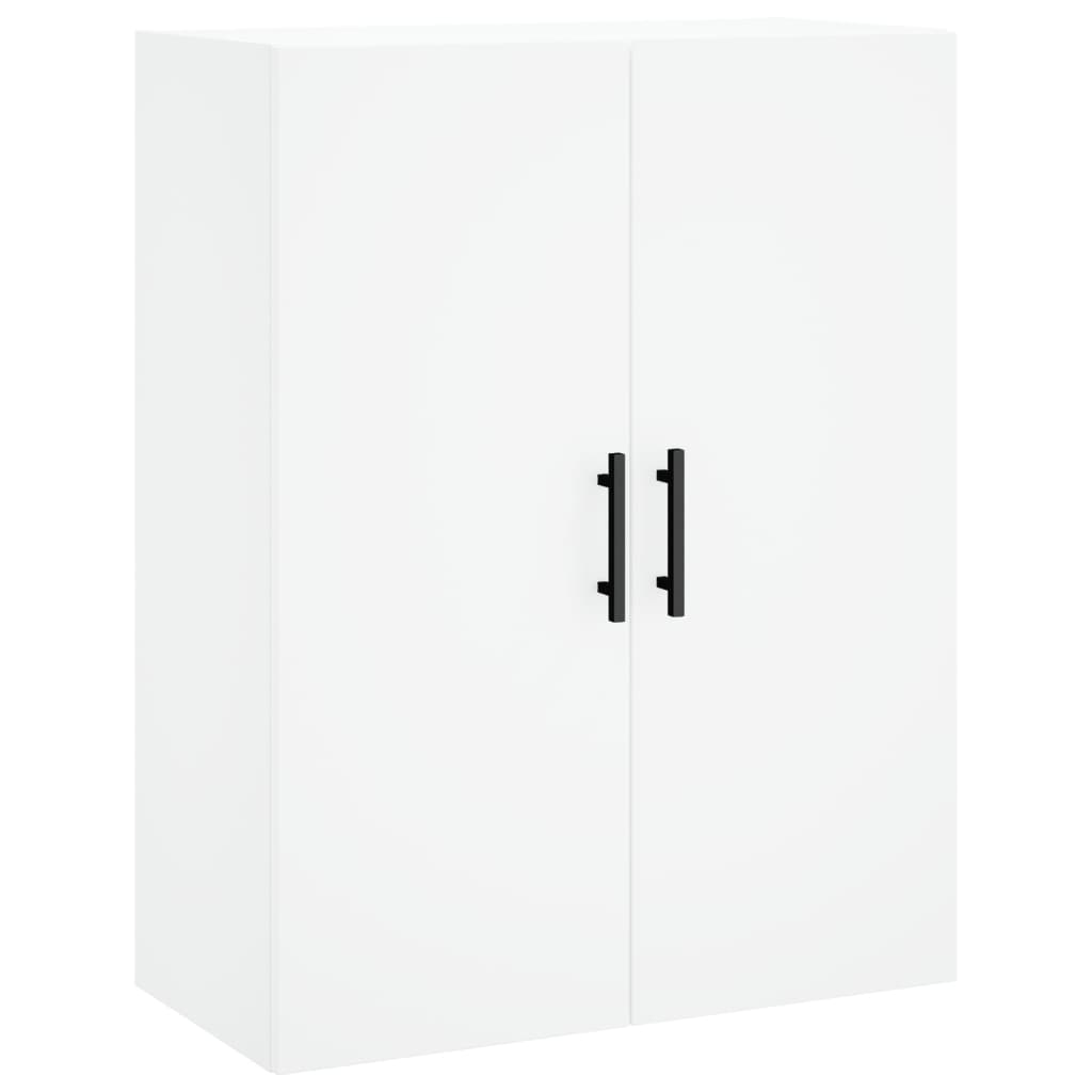 Highboard 69.5x34x180 cm Engineered Wood 3 Drawers White