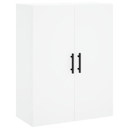 Highboard 69.5x34x180 cm Engineered Wood 3 Drawers White