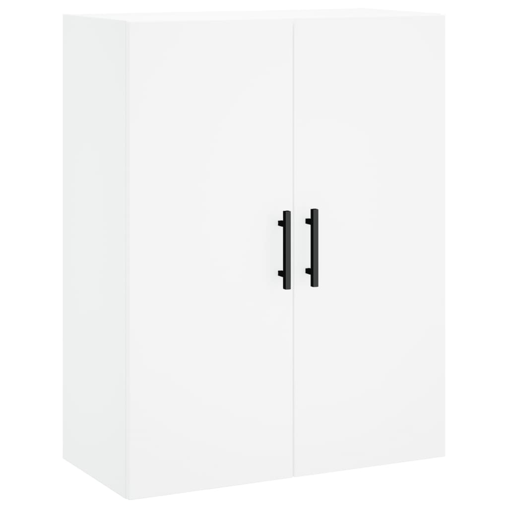 Highboard 69.5x34x180 cm Engineered Wood 1 Door 3 Drawers White