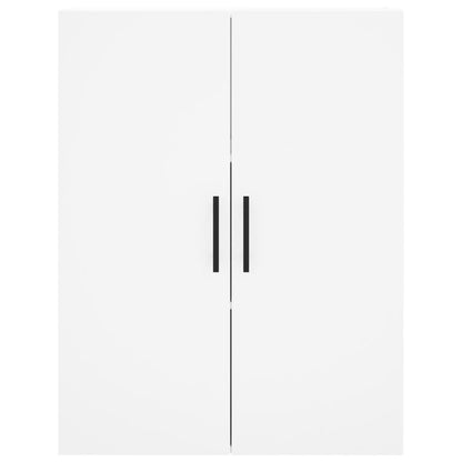 Highboard 69.5x34x180 cm Engineered Wood 1 Door 3 Drawers White