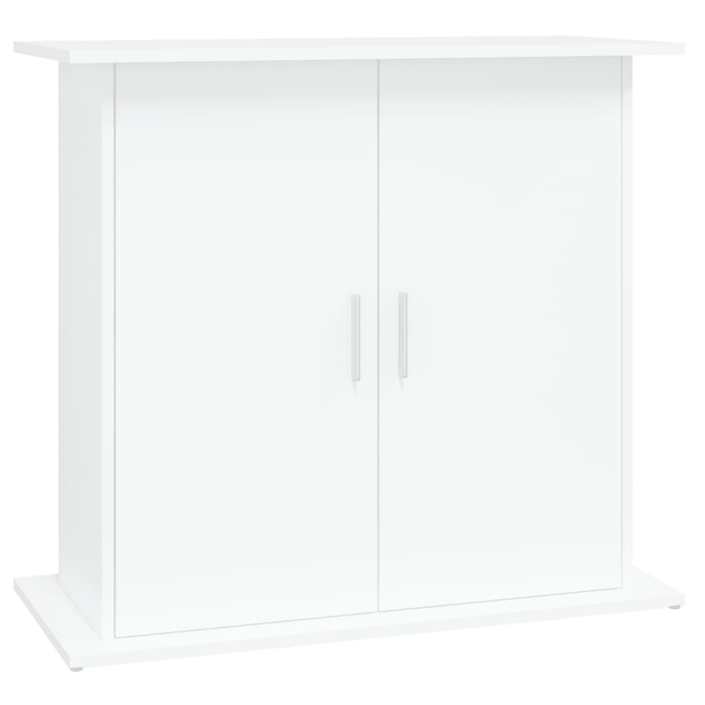 Aquarium Stand 81x36x73 cm Engineered Wood White