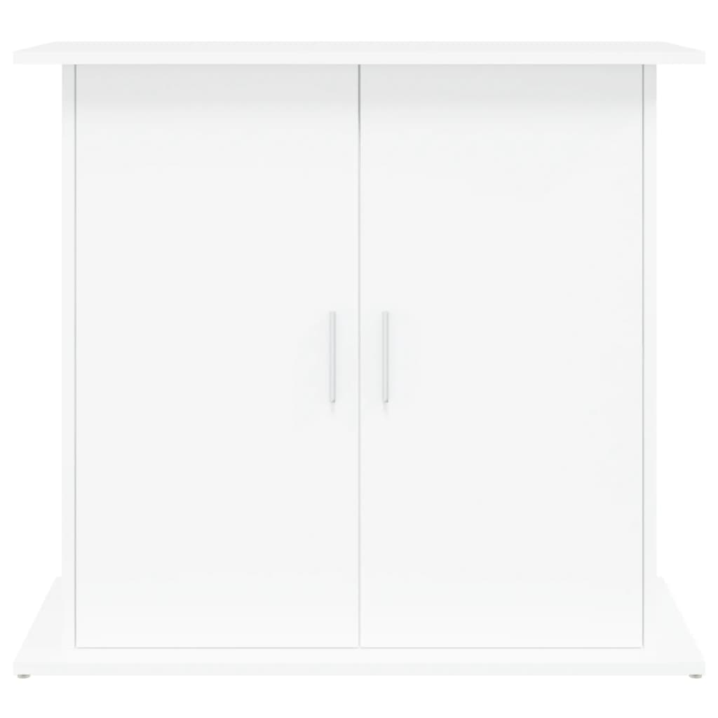 Aquarium Stand 81x36x73 cm Engineered Wood White