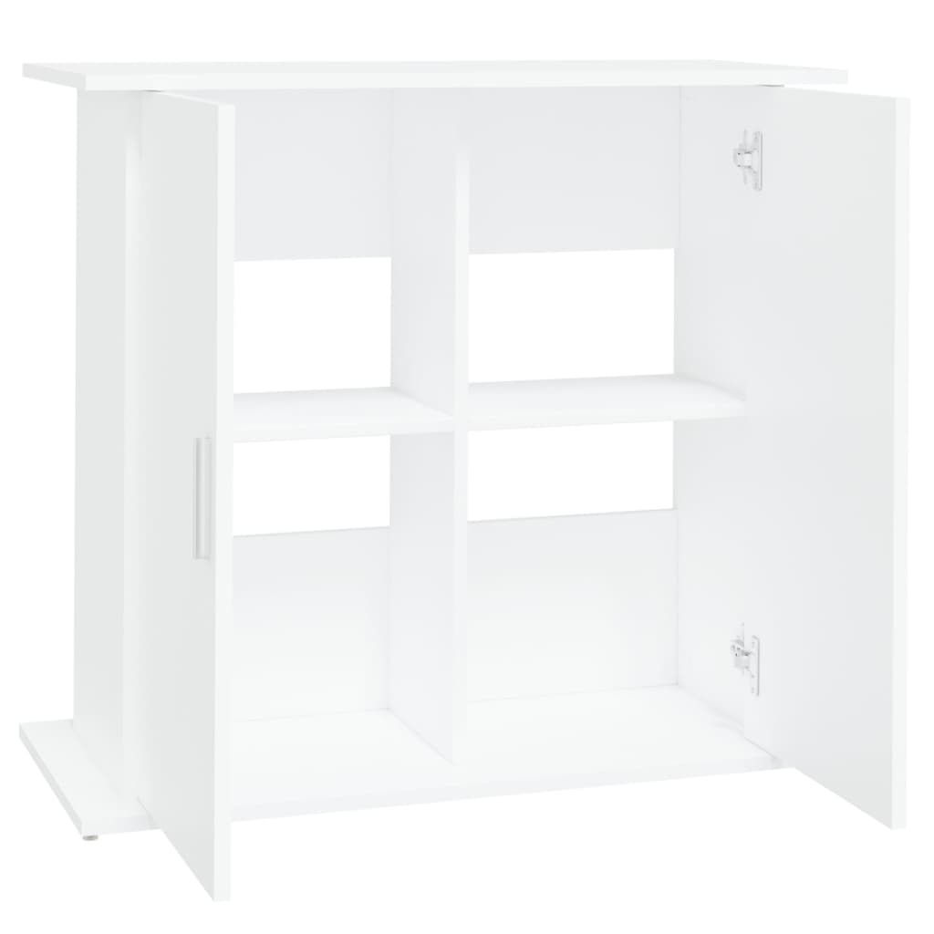 Aquarium Stand 81x36x73 cm Engineered Wood White