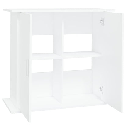 Aquarium Stand 81x36x73 cm Engineered Wood White