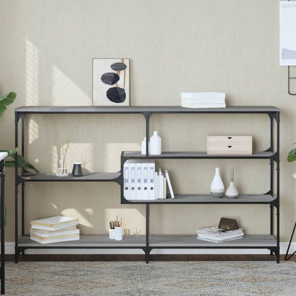 Console Table 103x32x95 cm Engineered Wood Grey sonoma