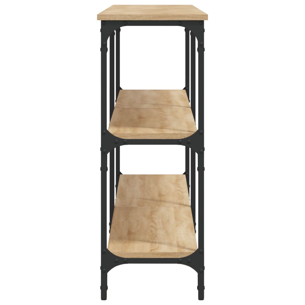 Console Table 100x29x75 cm Engineered Wood Sonoma oak 200 cm