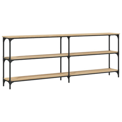 Console Table 100x29x75 cm Engineered Wood Sonoma oak 200 cm