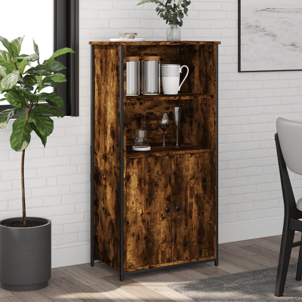 Highboard Engineered Wood Smoked oak
