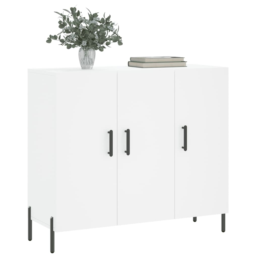 vidaXL Sideboard White 90x34x80 cm Engineered Wood