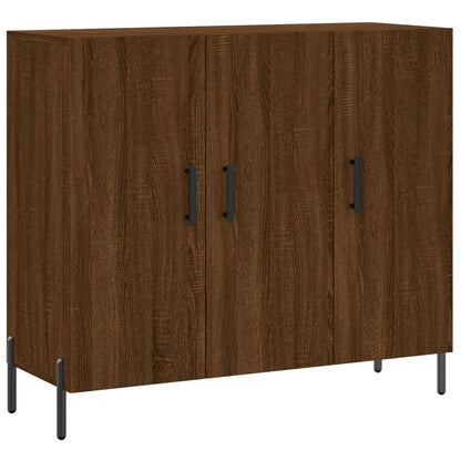 vidaXL Sideboard Brown Oak 90x34x80 cm Engineered Wood