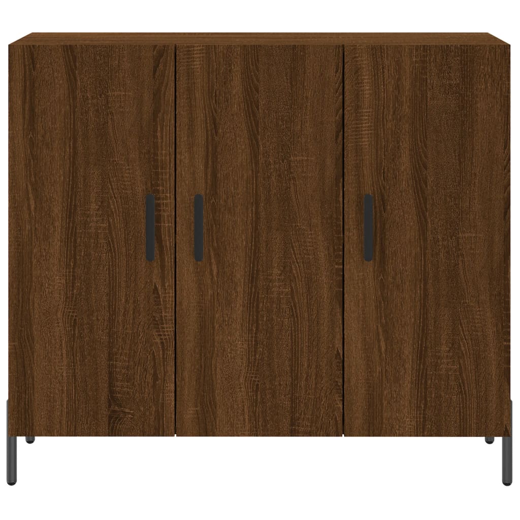 vidaXL Sideboard Brown Oak 90x34x80 cm Engineered Wood