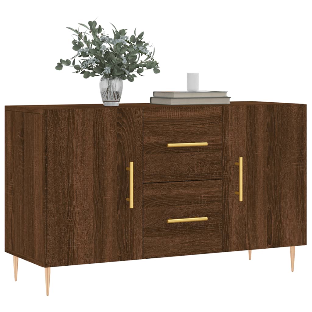 vidaXL Sideboard Brown Oak 100x36x60 cm Engineered Wood