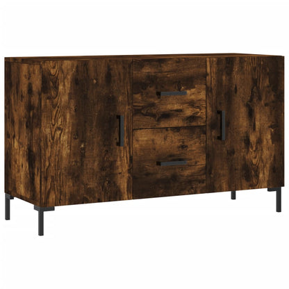 vidaXL Sideboard Smoked Oak 100x36x60 cm Engineered Wood