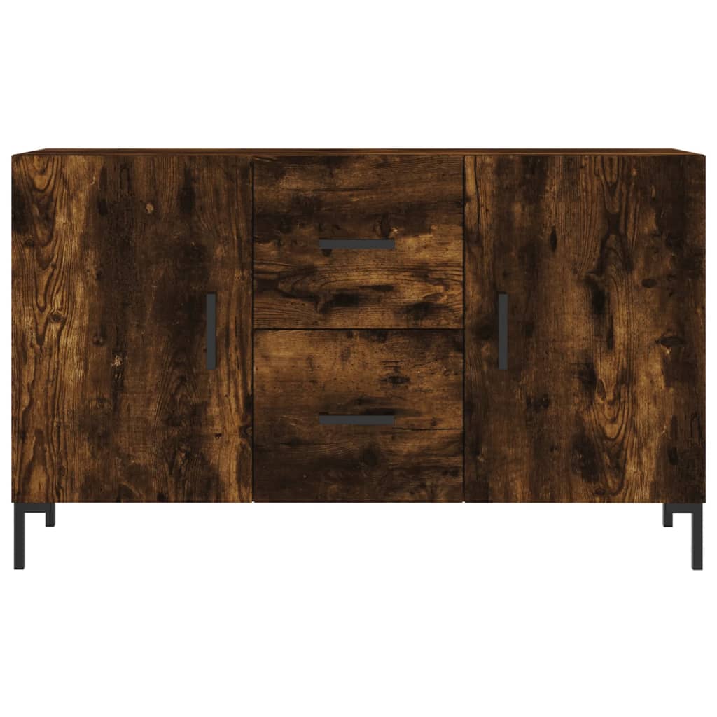 vidaXL Sideboard Smoked Oak 100x36x60 cm Engineered Wood