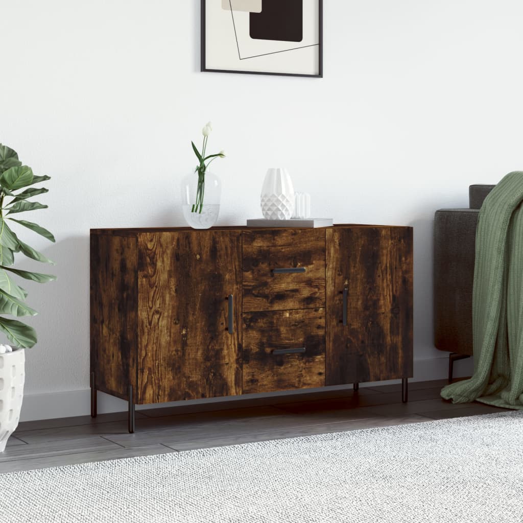 Sideboard 100x36x60 cm Engineered Wood Smoked oak