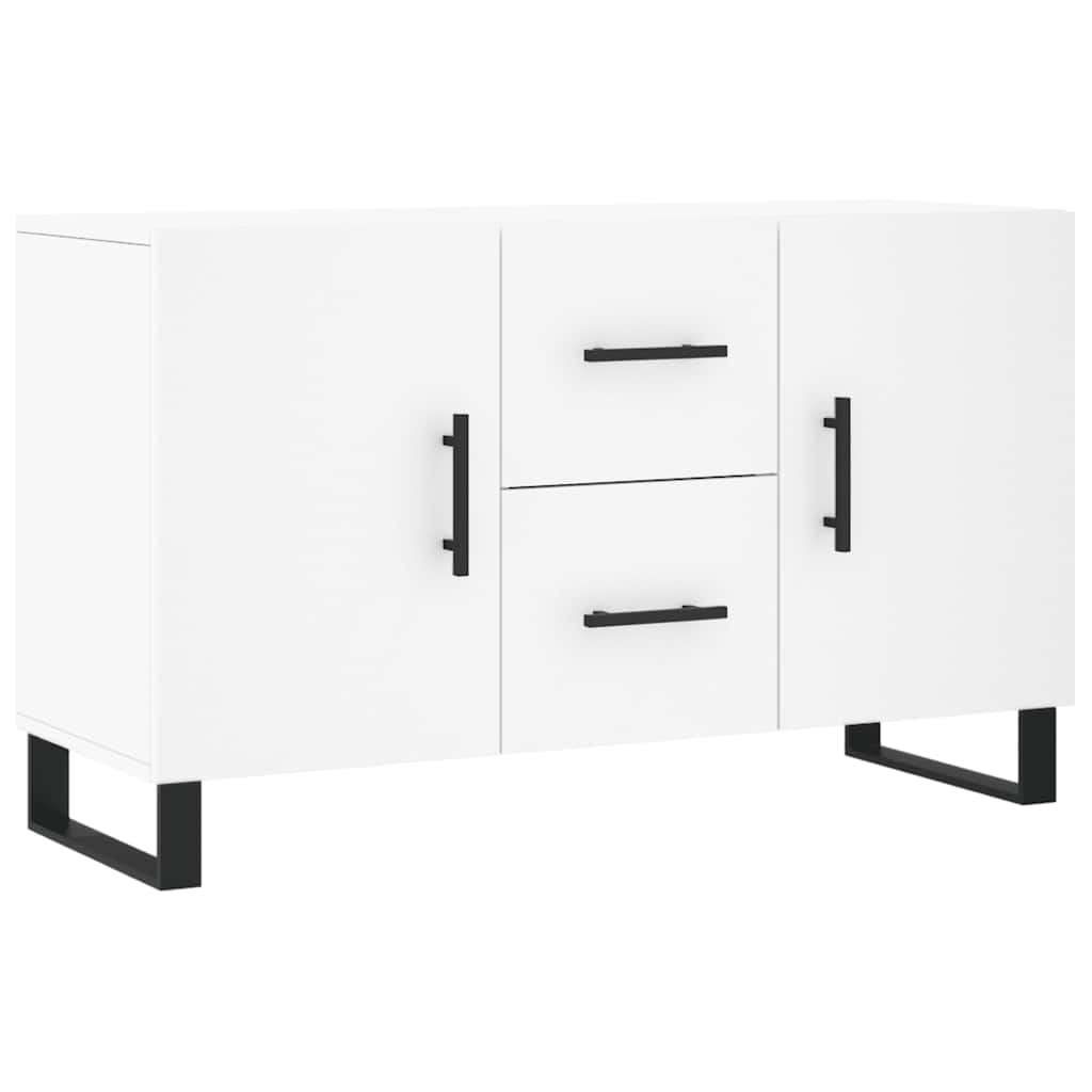 Sideboard 100x36x60 cm Engineered Wood White
